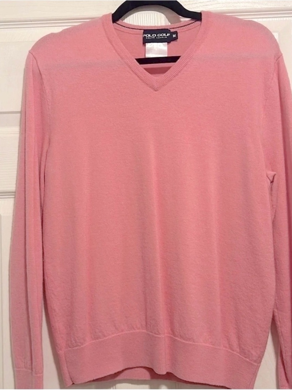 POLO Ralph Lauren Women’s Wool Sweater V-Neck Pink Size Medium
